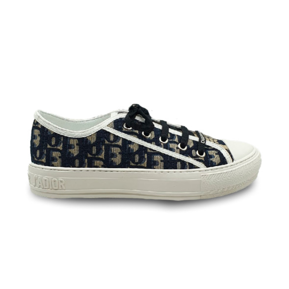 Женские кеды Dior Walk'n'Dior Low Top Beige Canvas