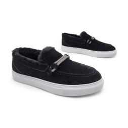 Brunello Cucinelli Moccasins Winter Black