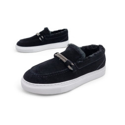 Brunello Cucinelli Moccasins Winter Black