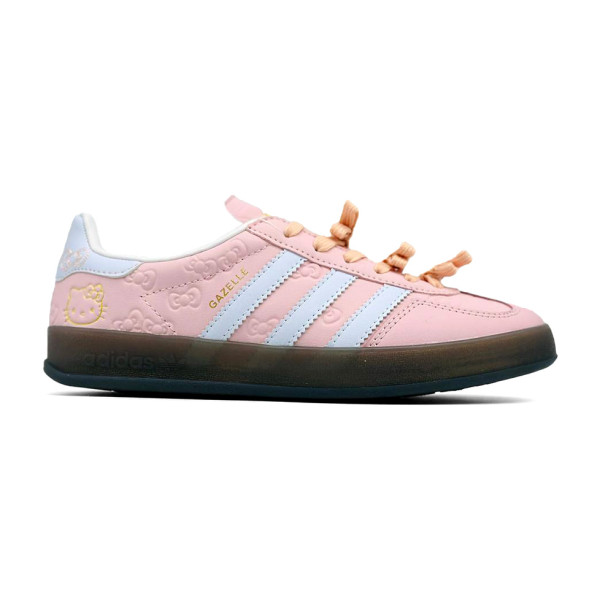 Женские кеды Hello Kitty x Adidas Gazelle Indoor Pink