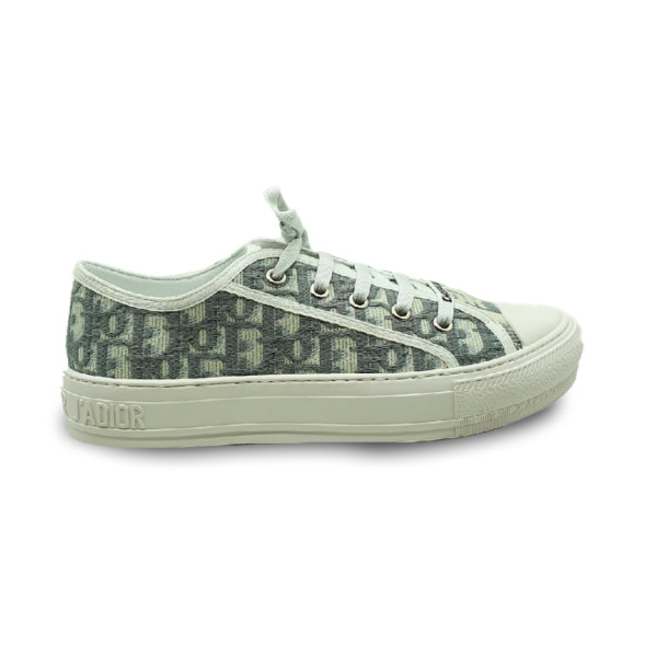 Женские кеды Dior Walk'n'Dior Low Top Grey Canvas