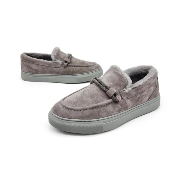 Унисекс зимние мокасины Brunello Cucinelli Moccasins Winter Dusk