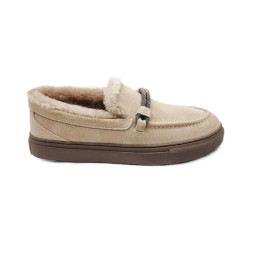 Brunello Cucinelli Moccasins Winter Beige