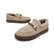 Унисекс зимние мокасины Brunello Cucinelli Moccasins Winter Beige