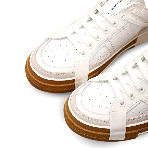 Женские кроссовки Dolce &amp; Gabbana Custom 2.Zero White/Brown