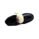 Женские ботинки с мехом Timberland Black Leather