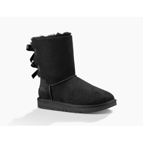 Женские угги с бантиками Bailey Bow II Black