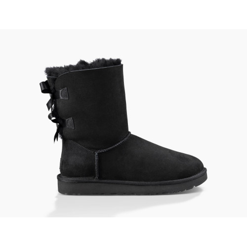 Женские угги с бантиками Bailey Bow II Black