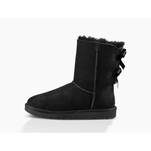 Женские угги с бантиками Bailey Bow II Black