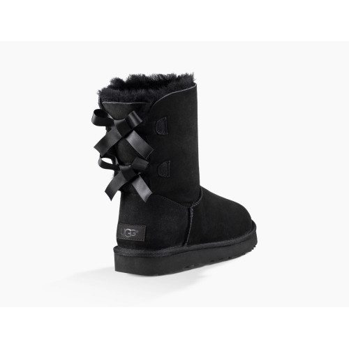 Женские угги с бантиками Bailey Bow II Black