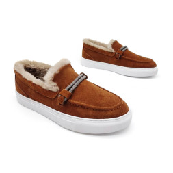 Brunello Cucinelli Moccasins Winter Brown