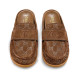 Женские сабо Gucci Sabo Suede Brown