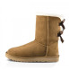 Женские угги с бантиками Bailey Bow II Chestnut