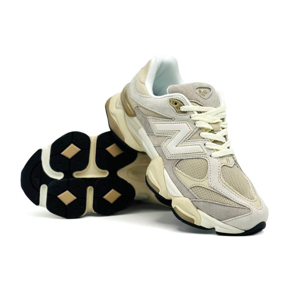 Женские кроссовки New Balance 9060 Beige/Grey/White