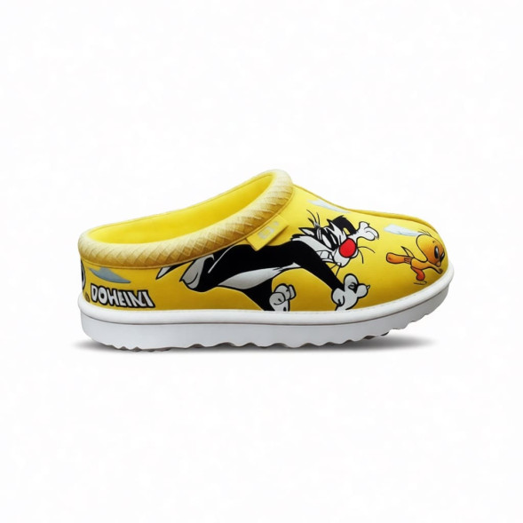 Унисекс зимние слипоны UGG x Palacе Tasman Looney Tunes Tweety