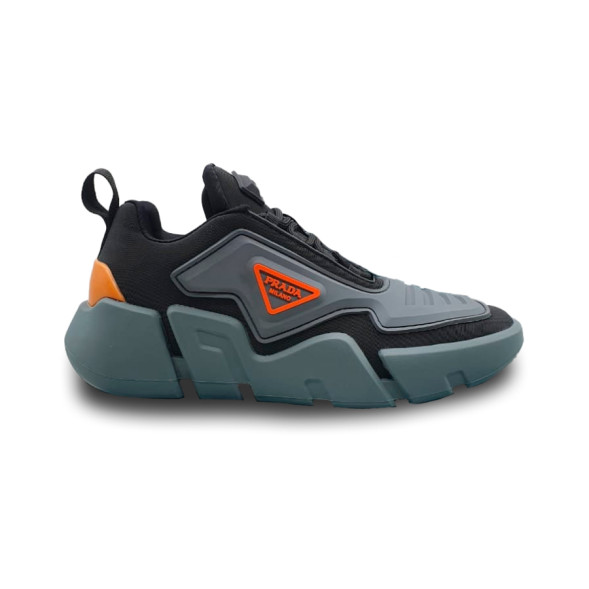 Женские кроссовки Prada Techno Stretch Grey