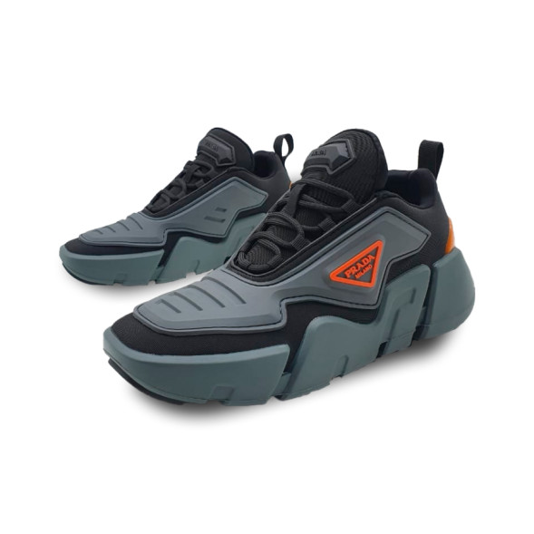 Женские кроссовки Prada Techno Stretch Grey