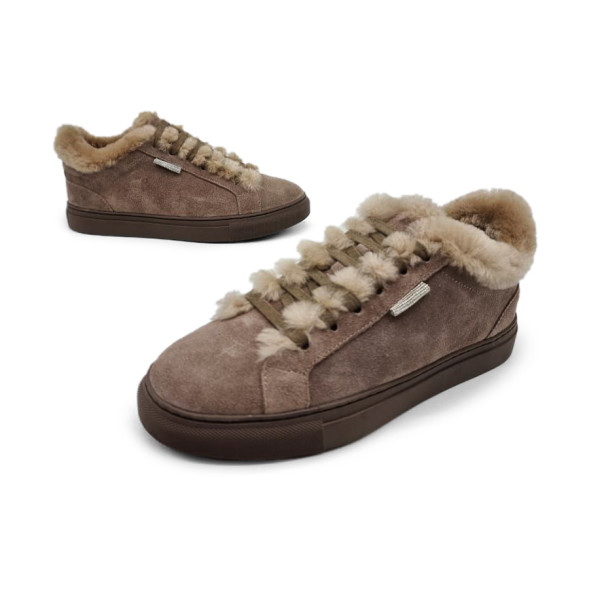 Унисекс зимние кроссовки Brunello Cucinelli Winter Brown