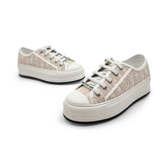 Женские кроссовки Dior Woman Beige Platform