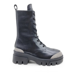Brunello Cucinelli High Boots Leather Black