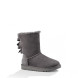 Женские угги с бантиками Bailey Bow II Grey