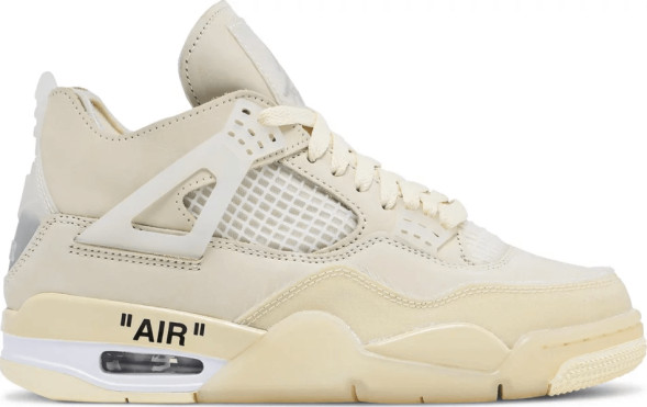 Унисекс кроссовки Nike Off-White x Wmns Air Jordan 4 SP 'Sail'