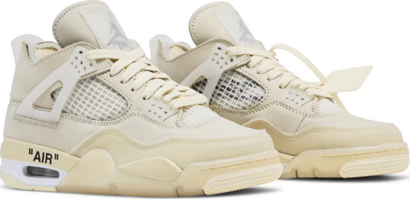 Унисекс кроссовки Nike Off-White x Wmns Air Jordan 4 SP 'Sail'