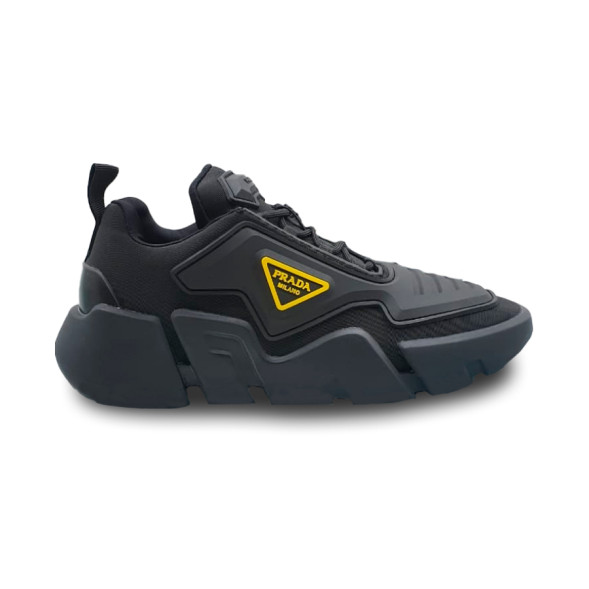Женские кроссовки Prada Techno Stretch Black