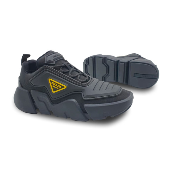 Женские кроссовки Prada Techno Stretch Black