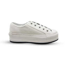 Dior Woman Full White Platform