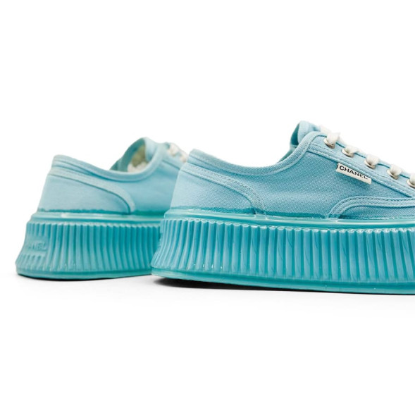 Женские кеды Chanel Sneakers Goe Blue