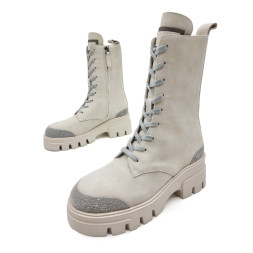 Brunello Cucinelli High Boots White