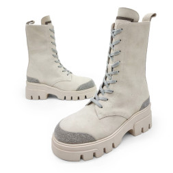 Brunello Cucinelli High Boots White