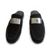 Женские сабо Hermes Suede Sabo Black