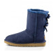 Женские угги с бантиками Bailey Bow II Navy
