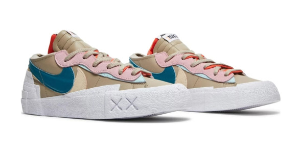 Унисекс кроссовки Nike KAWS x sacai x Blazer Low 'Reed'
