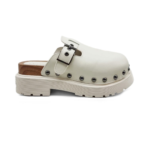 Женские сабо Dior Diorquake White