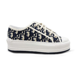 Dior Woman White Black Platform