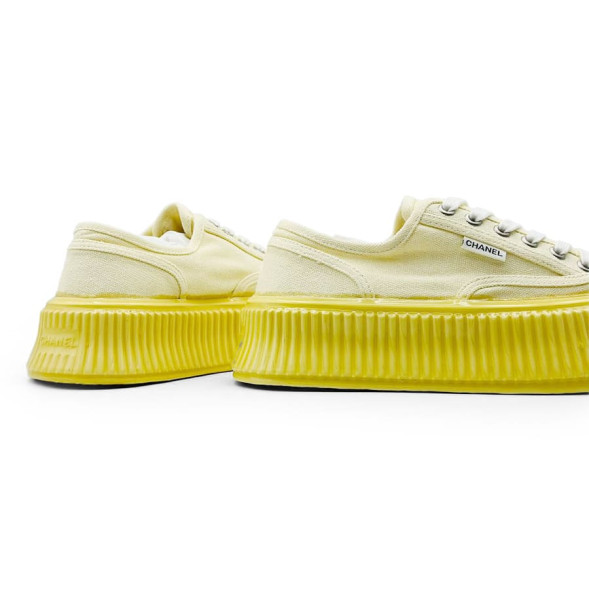 Женские кеды Chanel Sneakers Goe Lemon