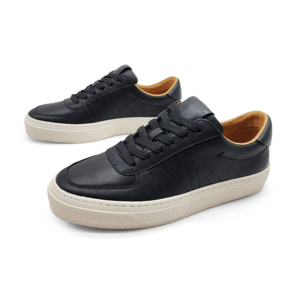 Мужские кроссовки Moncler Sneakers Leather Black