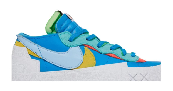 Унисекс кроссовки Nike KAWS x sacai x Blazer Low 'Neptune Blue'