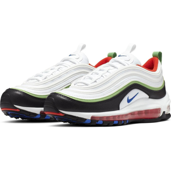 Унисекс кроссовки Nike Air Max 97 White Royal Green Nebula