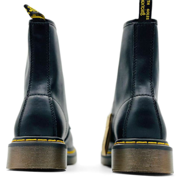 Мужские ботинки Martens Leather Man Autumn Black