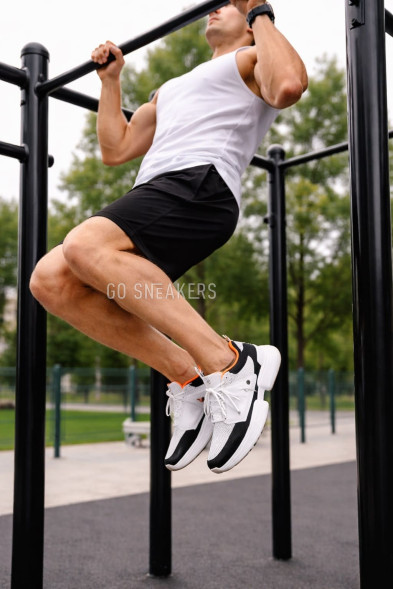 Мужские кроссовки Hermes Casual Shoes For Men White/Black