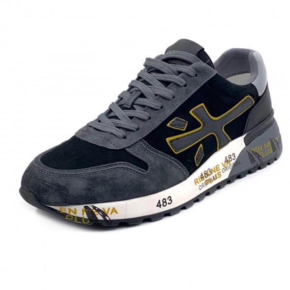Мужские кроссовки Premiata Lucy Sneakers Django Django Grey