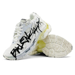 Balenciaga Runner Sneaker "Graffiti — White Black"