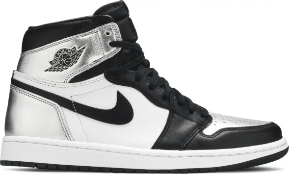 Женские кроссовки Nike Wmns Air Jordan 1 Retro High OG 'Silver Toe'