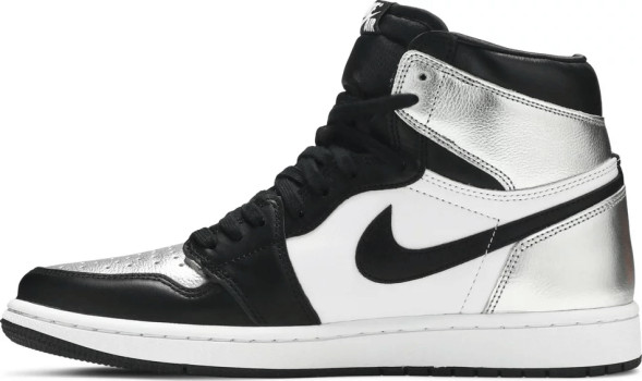 Женские кроссовки Nike Wmns Air Jordan 1 Retro High OG 'Silver Toe'
