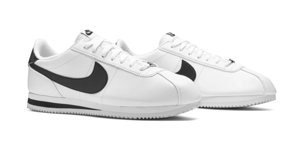 Унисекс кроссовки Nike Cortez Basic Leather 'White Black'