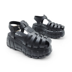 Miu-Miu Sandals Platform Black